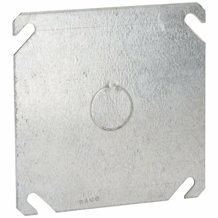 SOUTHWIRE Electrical Box Cover, Square, Steel 52C6-UPC